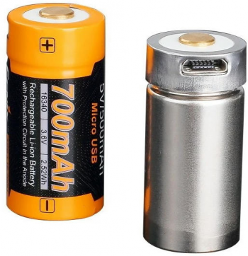Акумулятор 16340 Fenix 700 UP mAh Li-ion micro usb (ARB-L16-700UP) | Фото 2