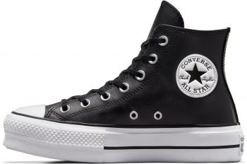 Кеди жіночі CONVERSE Chuck Taylor All Star Platform Leather 561675C 39 (8 US) чорні (888755795743) Кеди жіночі CONVERSE Chuck Taylor All Star Platform Leather 561675C 39 (8 US) чорні (888755795743) | Фото 1