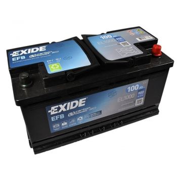 Автомобільний акумулятор Exide 100Ah-12v EFB, R+, EN900 (52371210290) | Фото 1