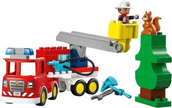 Купить конструктор Конструктор LEGO DUPLO Town Пожежна машина зі шлангом та пожежником (10473) | Фото 2