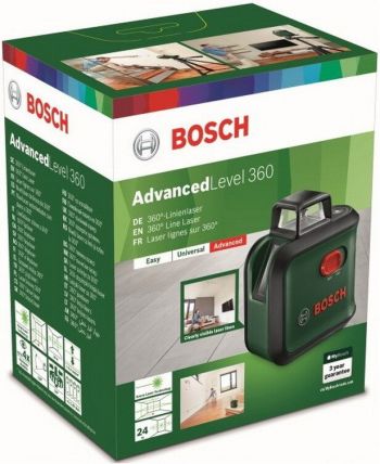 BOSCH AdvancedLevel 360 Basic, 24м, зеленый луч, склон (0603663B03) | Фото 1