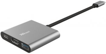Купить USB хаб TRUST Dalyx Aluminium 3-in-1 Multiport USB-C Adapter (23772) | Фото 7