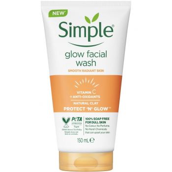 Гель для вмивання Simple Protect N Glow 1 Glow Facial Wash 150 мл (8717163866924) | Фото 1