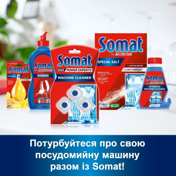 Засіб для догляду за посудомийною машиною SOMAT Machine Cleaner 60 г (9000100999786) Купить средство для мытья посуды Засіб для догляду за посудомийною машиною SOMAT Machine Cleaner 60 г (9000100999786) | Фото 4