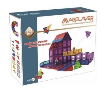 Купить конструктор MAGPLAYER магнитные плитки 112 ел. (MPL-112) | Фото 1