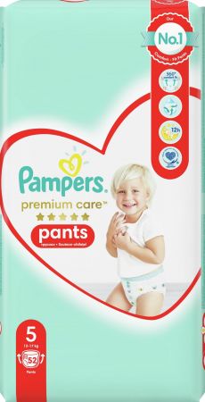 Підгузки-трусики PAMPERS PremCare Pants Junior (12-17 кг) Джамбо 52 шт (8001090760036) | Фото 10