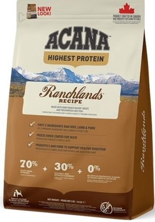 Сухий корм Acana Ranchlands зі смаком яловичини, ягняти, свинини, бізона, судака 2 кг Сухий корм Acana Ranchlands зі смаком яловичини, ягняти, свинини, бізона, судака 2 кг | Фото 2
