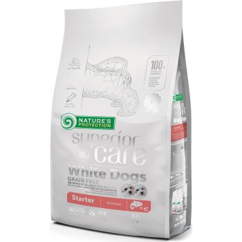 Беззерновий корм для цуценят з білим окрасом NP Superior Care Starter All Breeds 10 кг | Фото 1