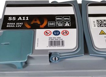 Автомобільний акумулятор Bosch 80Ah-12v AGM (S5A11), R+, EN800 (52371042565) (0092S5A110) | Фото 3