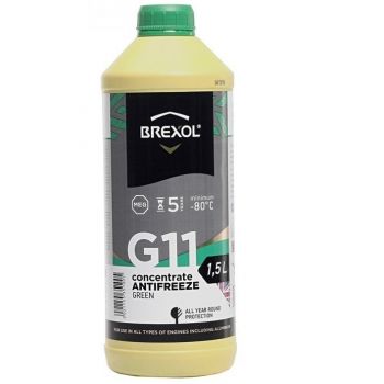 Антифриз Brexol Green Concentrate G11 (-80° C) 1,5 л (48021155351) | Фото 1