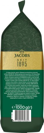 Кава Jacobs зерна Kronung , 1000гр, купаж арабіка/робуста (8711000539330) Кава Jacobs зерна Kronung , 1000гр, купаж арабіка/робуста (8711000539330) | Фото 3