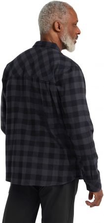 Сорочка чоловіча Jack Wolfskin Lite Flannel Shirt M A65026_T0156 S чорна/сіра (4064886564007) Сорочка чоловіча Jack Wolfskin Lite Flannel Shirt M A65026_T0156 S чорна/сіра (4064886564007) | Фото 2