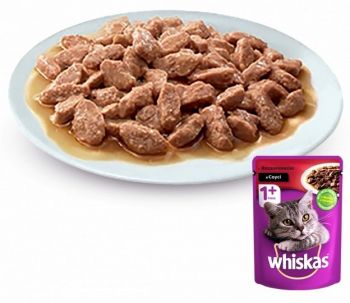 WHISKAS яловичина в соусі 85 г (5900951301940) | Фото 3