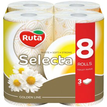 Ruta Selecta 8 шт аромат ромашки 3-шаровий (4820023744790) | Фото 1