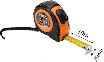 Рулетка Neo Tools, 10мx25мм (67-225) Рулетка Neo Tools, 10мx25мм (67-225) | Фото 2