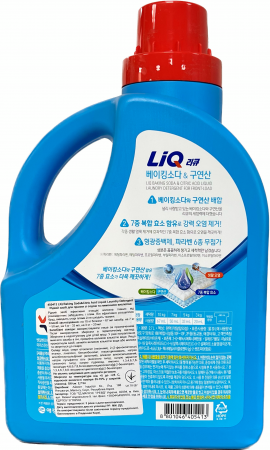 Гель для прання AEKYUNG LiQ Baking Soda&Citric Acid з содою та лимонною кислотою 2.7л(8801046405413) | Фото 1