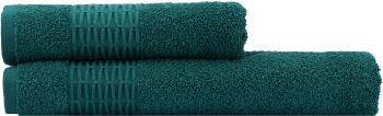 Набір рушників махрових ARDESTO Lotus 2 шт., 50х90см, 70х140см, смарагд. (ART2357EM) | Фото 3