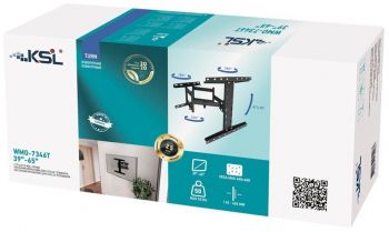KSL с углом наклона для ТВ 39-65