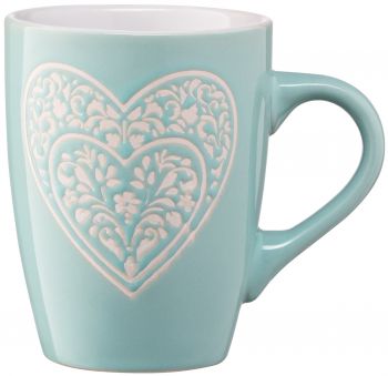 ARDESTO Heart, 330 мл, блакитна, кераміка (AR3467BL) ARDESTO Heart, 330 мл, блакитна, кераміка (AR3467BL) | Фото 2