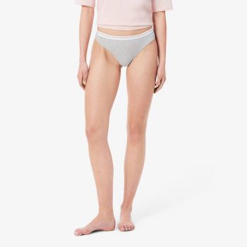 Жіночі труси-срінги Lacoste 8F1341031 M 3 шт. чорний-антрацит (8F1341NUATS) | Фото 7