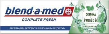 Зубна паста Blend-A-Med Complete Fresh Захист та свіжість 75мл (8001090717887) Зубна паста Blend-A-Med Complete Fresh Захист та свіжість 75мл (8001090717887) | Фото 4