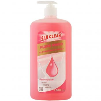 Купить мыло San Clean РОЖЕВЕ 1000г (4820003540992) | Фото 1