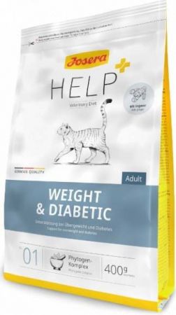 Сухий корм для котів при надмірній вазі та діабеті Josera Help Weight & Diabetic Cat 400г | Фото 2