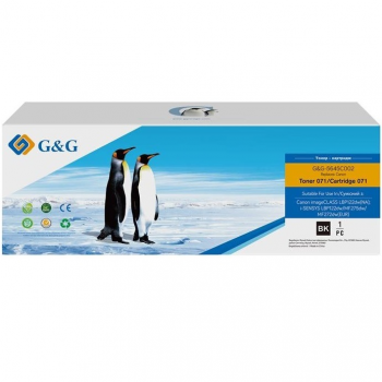 Картридж G&G до CANON 071 MF272dw/275dw/LBP122dw Black (1200 стор) (G&G-5645C002) | Фото 1