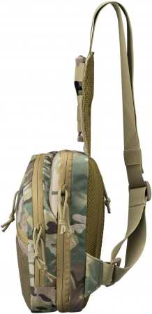 Купить туристический рюкзак Сумка-слінг 2Е Tactical, швидке відкривання, 4 відсіки, камуфляж (2E-TSBQO4C-MC) | Фото 2