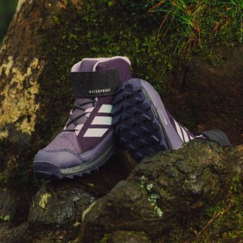 Черевики для дівчаток ADIDAS Terrex Snow CW K JR4190 35 (2.5UK) фіолетові (4068803769315) Черевики для дівчаток ADIDAS Terrex Snow CW K JR4190 35 (2.5UK) фіолетові (4068803769315) | Фото 5