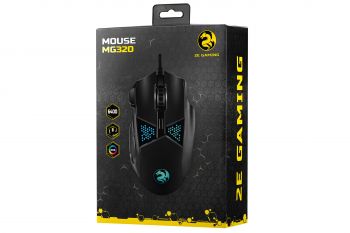 Ігрова миша 2E Gaming MG320 RGB USB Black (2E-MG320UB) Ігрова миша 2E Gaming MG320 RGB USB Black (2E-MG320UB) | Фото 1