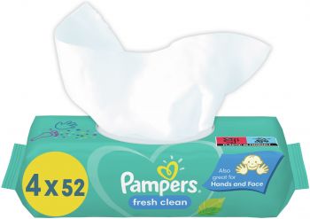 PAMPERS Fresh Clean Quatro 4x52 (8001841077949) | Фото 7