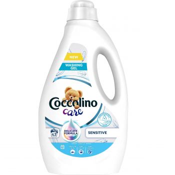 Гель для прання Coccolino Care Sensitive 1,72 л (8720181168550) | Фото 1