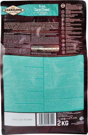 Сухий корм для стерилізованих кішок Carnilove Fresh з коропом і фореллю 2 кг(8595602527441) Сухий корм для стерилізованих кішок Carnilove Fresh з коропом і фореллю 2 кг(8595602527441) | Фото 3