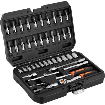 Набір торцевих головок NEO Tools, 46шт, 1/4