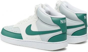 Кеди чоловічі Nike Court Vision Mid Nn DN3577-102 43 (9.5 US) білий/зелений (197593634986) | Фото 4