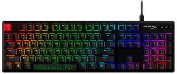 HyperX Alloy Origins Red USB RGB PBT RU, Black (639N3AA) | Фото 2