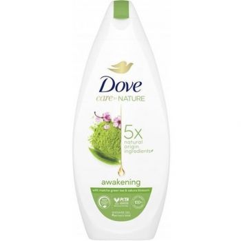 Гель-крем для душу DOVE Пробудження з матчою та квітами сакури 225 мл(8720181222368) | Фото 1