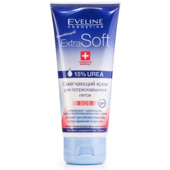 Купить крем для ног Eveline Cosmetics Extra Soft для потрісканих  п'яток, 100 мл (5907609363022) | Фото 1
