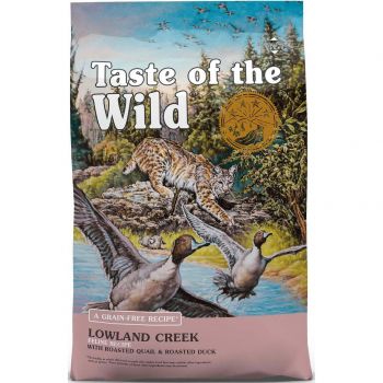 Сухий корм Taste of the Wild Lowland Creek Feline Recipe with Quail & Duck з перепелом та качкою 6.6 | Фото 1