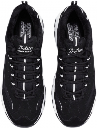 Кросівки жіночі Skechers D'Lites 66666125 BLK 37 (7 US) чорні (KW6032-70) | Фото 4