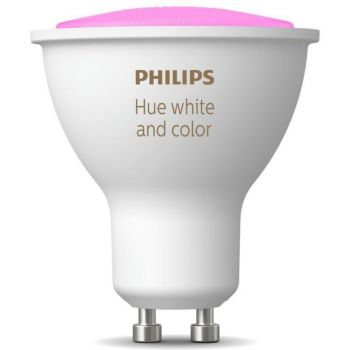 Розумна лампа PHILIPS Hue GU10, 5.7W(50Вт), 2000K-6500K, RGB (929001953111) | Фото 1