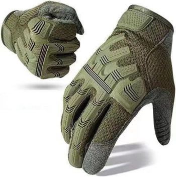Тактичні рукавички 2E, Full Touch, L, зелені (2E-TACTGLOFULTCH-L-OG) | Фото 1