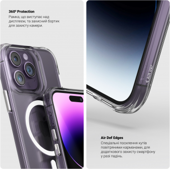 Чохол ArmorStandart Clear Magsafe для APPLE iPhone 15 Pro Max Tansparent (ARM71052) | Фото 7