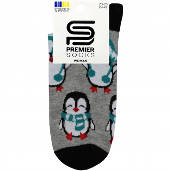 Шкарпетки жіночі Premier Socks 36-40 1 пара з малюнком (4820163324814) | Фото 1