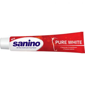 Зубна паста Sanino Pure White Відбілювальна 50 мл (8690506546472) | Фото 1
