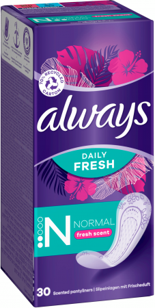 Прокладки гігієнічні щоденні ALWAYS Daily Fresh Normal 30шт (8700216461818) | Фото 3