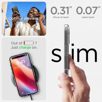 Чохол Spigen для APPLE iPhone 16, Ultra Hybrid MagFit, White (ACS08205) Чохол Spigen для APPLE iPhone 16, Ultra Hybrid MagFit, White (ACS08205) | Фото 3