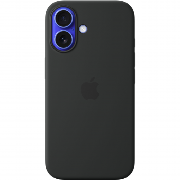Чохол APPLE для iPhone 16 Silicone Case with MagSafe Black (MYY13ZM/A) | Фото 1