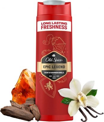 Гель для душу Old Spice та шампунь 3-в-1 Epic Legend 400мл (8700216611046) Гель для душу Old Spice та шампунь 3-в-1 Epic Legend 400мл (8700216611046) | Фото 2